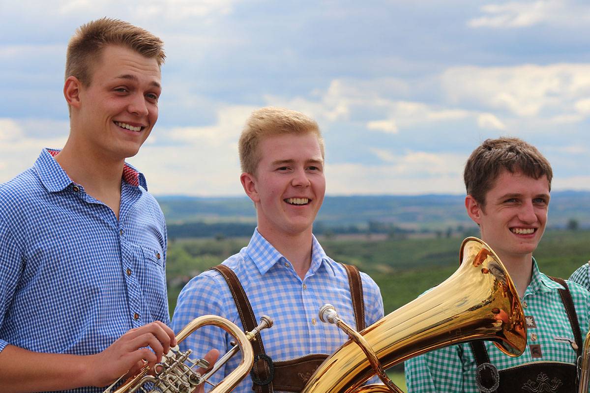 Patrich Masch, Hanspeter Divotgey und Philip Langthaler